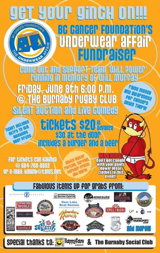Fundraiser poster